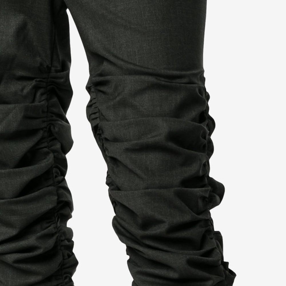 New! JACQUEMUS • Le Corsaire Fronce Trouser Pants in Dark Grey - Picture 3 of 16